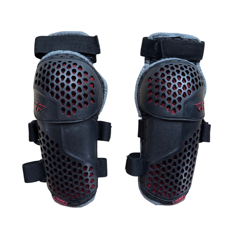 Fly Racing Junior Knee Guards Set Barricade Flex Knee Guards Set Mountain Biking